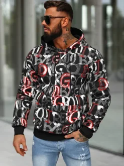 Best Herren Kapuzenpullover JS/8B1237/3 Herren Sweatshirts Mit Print | Kapuzenpullover