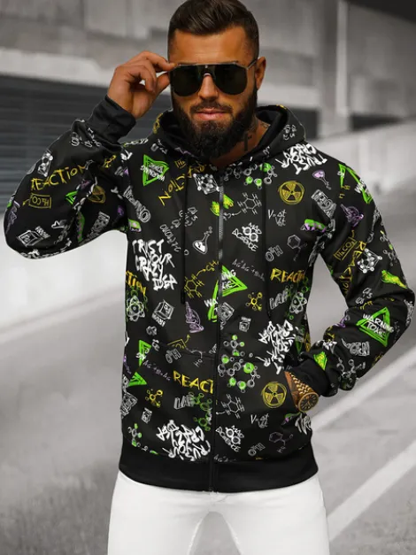 Outlet Herren Kapuzenpullover JS/8B1186/3 Herren Sweatshirts Mit Print | Kapuzenpullover