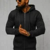 Fashion Herren Kapuzenpullover JS/2008Z Herren Kapuzenpullover | Sweatjacken