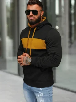 Sale Herren Kapuzenpullover JS/8B1315/3 Herren Sweatshirts Ohne Print | Kapuzenpullover