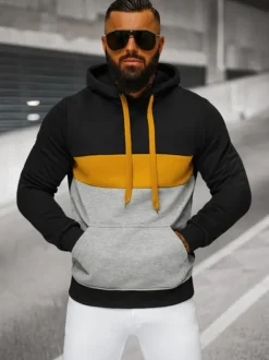 Clearance Herren Kapuzenpullover JS/8B1320/3 Herren Sweatshirts Ohne Print | Kapuzenpullover