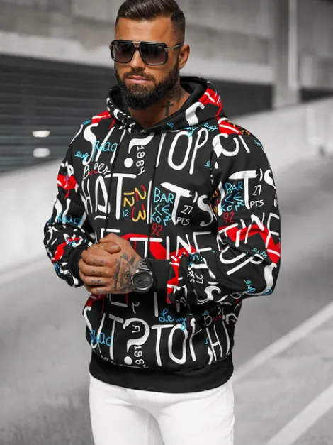 Clearance Herren Kapuzenpullover JS/8B1233/3 Herren Sweatshirts Mit Print | Kapuzenpullover
