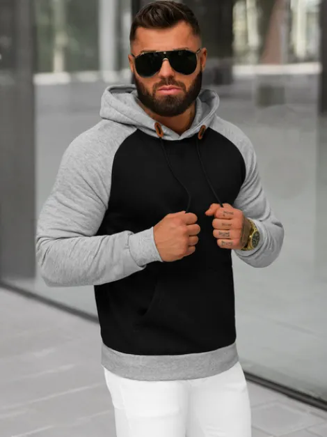 Hot Herren Kapuzenpullover JS/8B157/3B Herren Sweatshirts Ohne Print | Kapuzenpullover