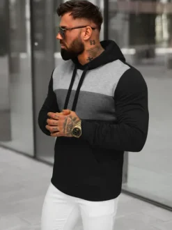 Sale Herren Kapuzenpullover JS/8B1312/3 Herren Sweatshirts Ohne Print | Kapuzenpullover
