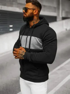 Discount Herren Kapuzenpullover JS/8B1330/3 Herren Sweatshirts Ohne Print | Kapuzenpullover