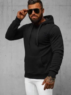 Fashion Herren Kapuzenpullover JS/2009Z Herren Sweatshirts Ohne Print | Kapuzenpullover