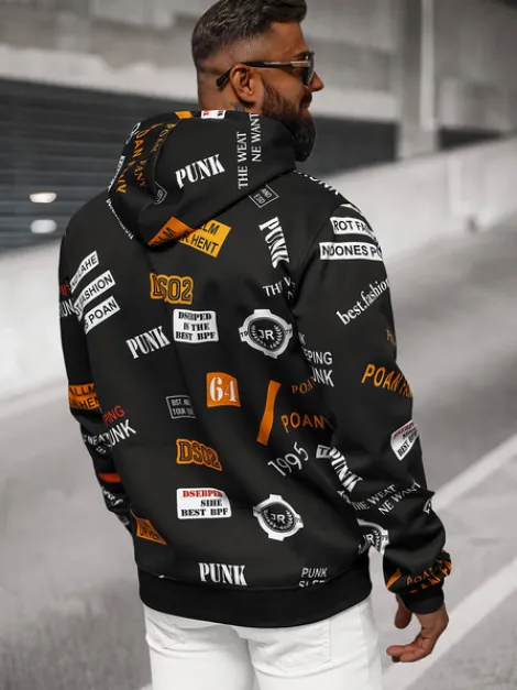 Outlet Herren Kapuzenpullover JS/8B1250/3 Herren Sweatshirts Mit Print | Kapuzenpullover