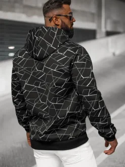 Outlet Herren Kapuzenpullover JS/8B1235/3 Herren Sweatshirts Mit Print | Kapuzenpullover