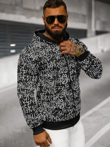 Hot Herren Kapuzenpullover JS/8B1183/3 Herren Sweatshirts Mit Print | Kapuzenpullover