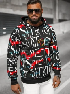 Clearance Herren Kapuzenpullover JS/8B1233/3 Herren Sweatshirts Mit Print | Kapuzenpullover