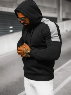 New Herren Kapuzenpullover JS/8B1311/3 Herren Sweatshirts Ohne Print | Kapuzenpullover