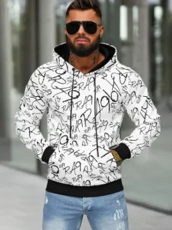 Hot Herren Kapuzenpullover JS/8B1253/1 Herren Sweatshirts Mit Print | Kapuzenpullover