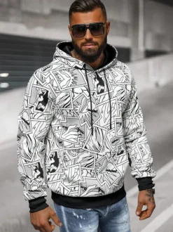 Clearance Herren Kapuzenpullover JS/8B1256/1 Herren Sweatshirts Mit Print | Kapuzenpullover