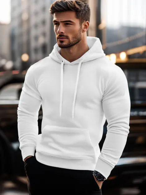Hot Herren Kapuzenpullover JS/2009Z Herren Sweatshirts Ohne Print | Kapuzenpullover