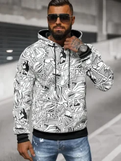 Clearance Herren Kapuzenpullover JS/8B1256/1 Herren Sweatshirts Mit Print | Kapuzenpullover