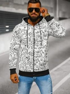 Sale Herren Kapuzenpullover JS/8B1182/1 Herren Sweatshirts Mit Print | Kapuzenpullover