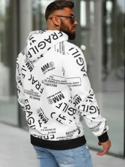 Best Herren Kapuzenpullover JS/8B1255/1 Herren Sweatshirts Mit Print | Kapuzenpullover