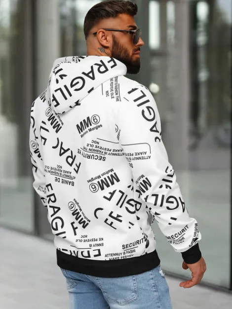 Best Herren Kapuzenpullover JS/8B1255/1 Herren Sweatshirts Mit Print | Kapuzenpullover