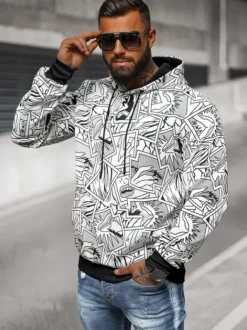 Clearance Herren Kapuzenpullover JS/8B1256/1 Herren Sweatshirts Mit Print | Kapuzenpullover