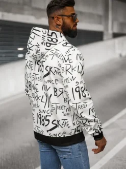 Online Herren Kapuzenpullover JS/8B1175/1 Herren Sweatshirts Mit Print | Kapuzenpullover