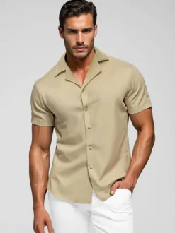 Sale Herren Kurzarmhemd O/Y971TZ Herren Kurzarmhemden | Freizeithemden