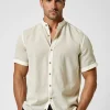 Fashion Herren Kurzarmhemd O/V163 Herren Kurzarmhemden | Stehkragenhemden
