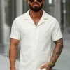 Fashion Herren Kurzarmhemd O/B2257 Herren Kurzarmhemden | Freizeithemden
