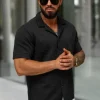 Outlet Herren Kurzarmhemd O/B2256 Herren Kurzarmhemden | Freizeithemden