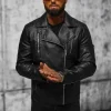 Clearance Herren Lederjacke JS/11Z8067 Herren Lederjacken | Übergangsjacken