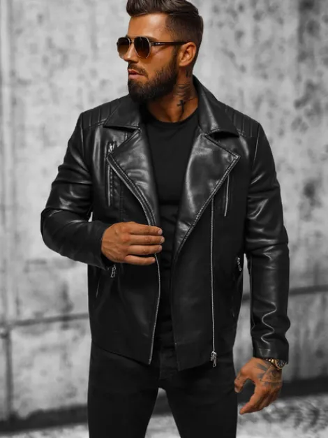 New Herren Lederjacke JS/11Z8056 Herren Lederjacken | Übergangsjacken