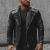 Hot Herren Lederjacke JS/11Z8014 Herren Lederjacken | Übergangsjacken