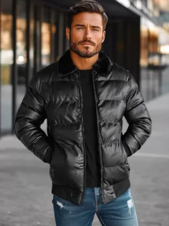 New Herren Lederjacke O/M795Z Herren Steppjacken | Lederjacken