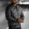 Discount Herren Lederjacke O/11Z8099Z Herren Steppjacken | Lederjacken
