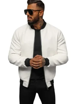 Hot Herren Lederjacke O/88120 Herren Lederjacken | Bomberjacken