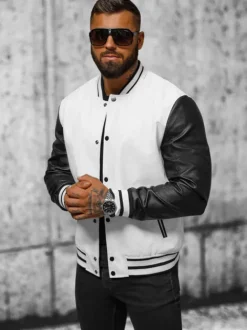 New Herren Lederjacke JS/11Z8068 Herren Lederjacken | Bomberjacken