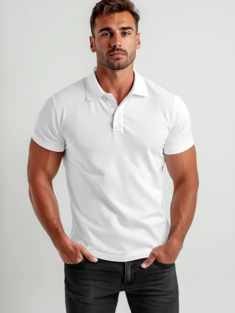 Discount Herren Poloshirt JS/8T80/1Z Herren Poloshirts | T-shirts Ohne Print
