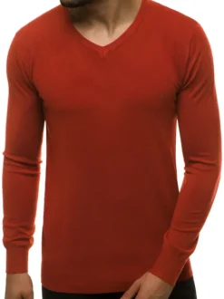 New Herren Pullover Dunkelcamel TMK/YY03/10 Herren Strickpullover