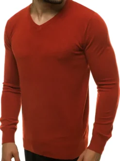 New Herren Pullover Dunkelcamel TMK/YY03/10 Herren Strickpullover