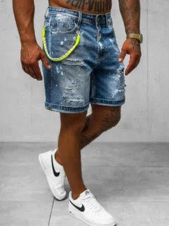 Hot Herren Shorts O/VIP-2441 Herren Jeans Shorts