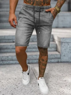 Discount Herren Shorts NB/MP0314GC Herren Jeans Shorts