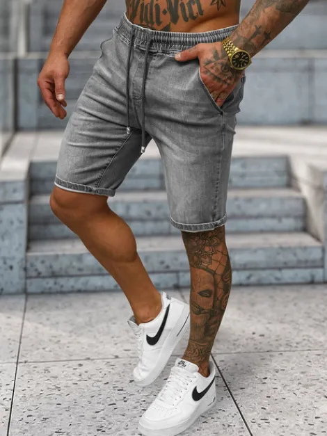 Discount Herren Shorts NB/MP0314GC Herren Jeans Shorts