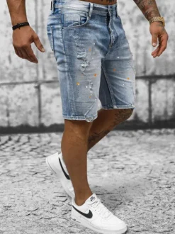 Best Herren Shorts NB/MP0263BC Herren Jeans Shorts