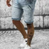 New Herren Shorts NB/MP0262BC Herren Jeans Shorts
