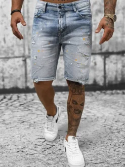 Best Herren Shorts NB/MP0263BC Herren Jeans Shorts