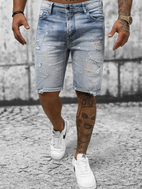 Best Herren Shorts NB/MP0263BC Herren Jeans Shorts