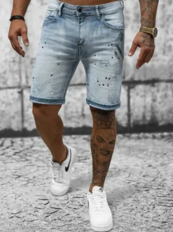 New Herren Shorts NB/MP0262BC Herren Jeans Shorts