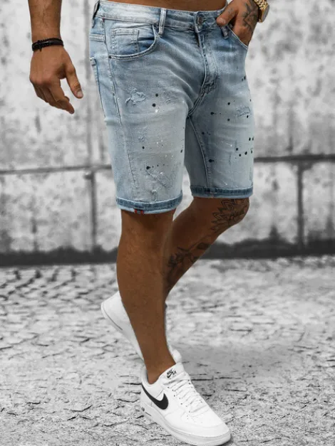 New Herren Shorts NB/MP0262BC Herren Jeans Shorts