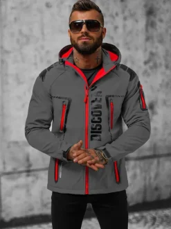 Online Herren Softshell Jacke JS/HH025/2BZ Herren Softshelljacken | Übergangsjacken