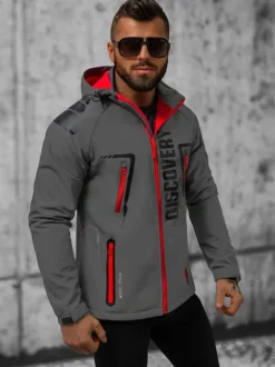 Online Herren Softshell Jacke JS/HH025/2BZ Herren Softshelljacken | Übergangsjacken