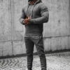 Clearance Herren Sportanzug Anthrazit JS/XW2008 Herren Trainingsanzüge Ohne Print